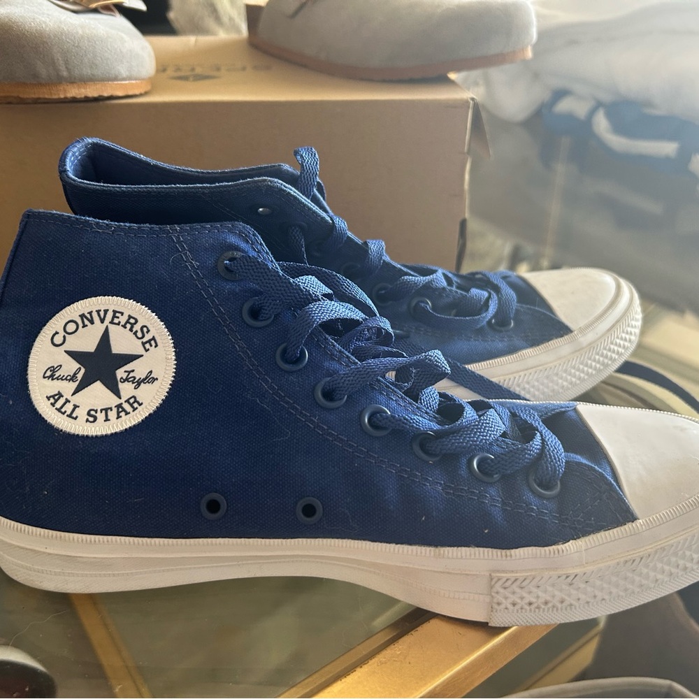 Converse Women’s Blue High-Top Sneakers